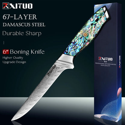 Premium Damascus Chef Knife Set