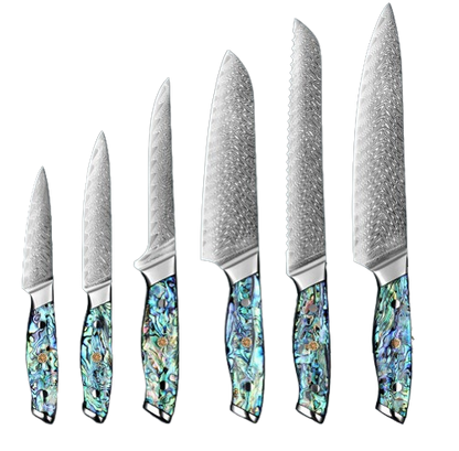 Premium Damascus Chef Knife Set